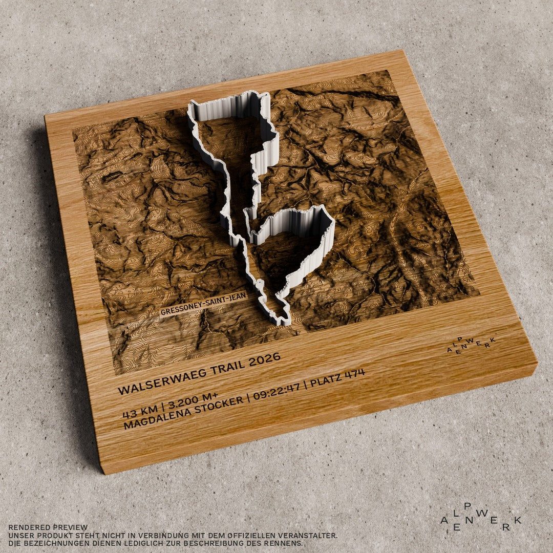 TrailMap | Monte Rosa Walserwaeg | 2026 — Walserwaeg Trail | 43 km | 3.200 hm
