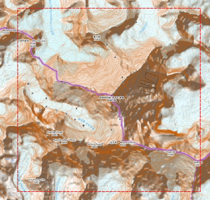 Relief "Chêne" Mont Everest