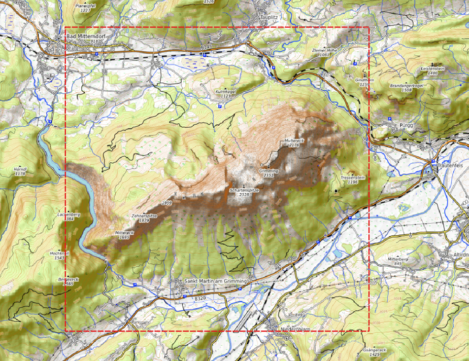 Relief "Oak" Grimming - Steiermark