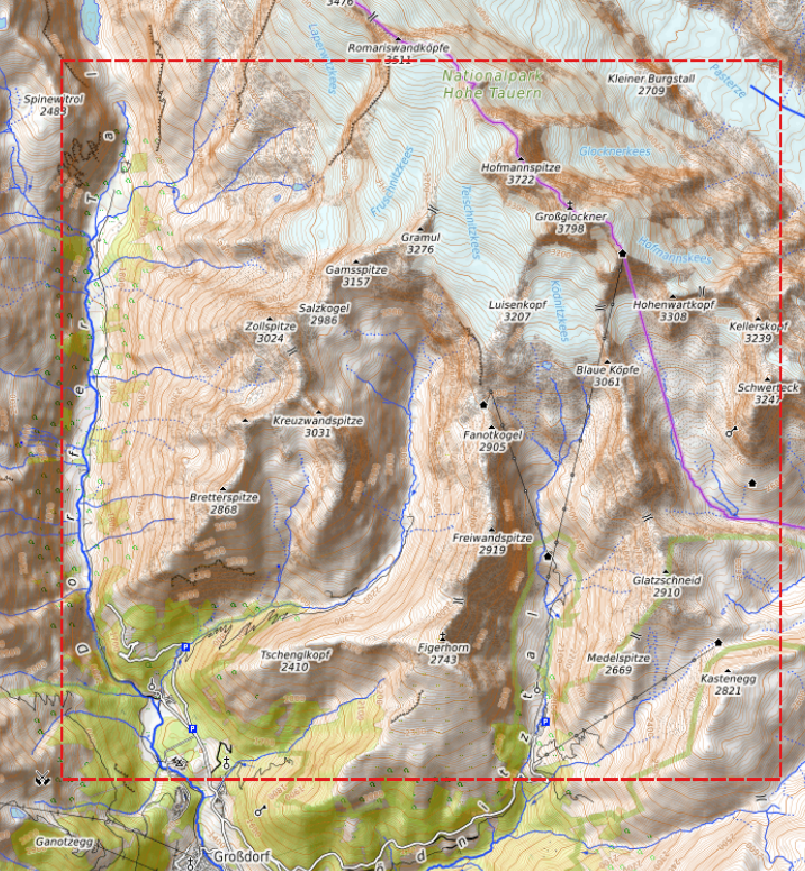 Relief "Chêne" Grossglockner