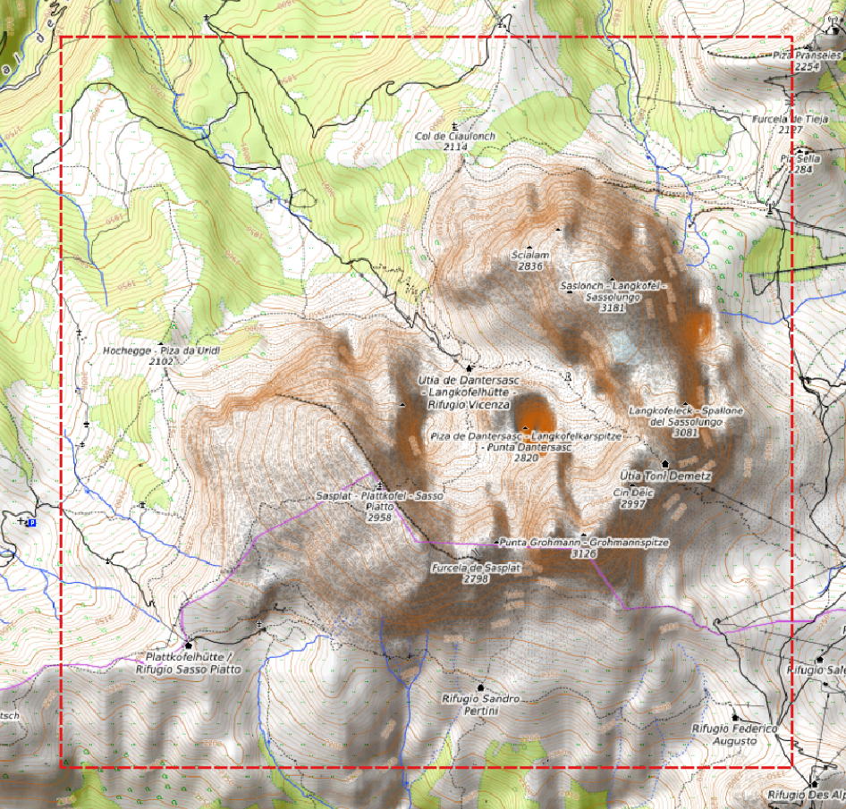 Relief "Chêne" groupe Sassolungo 