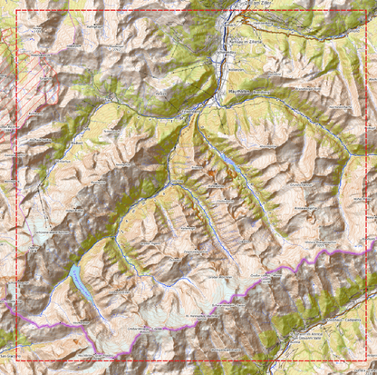Relief "Oak" Zillertal